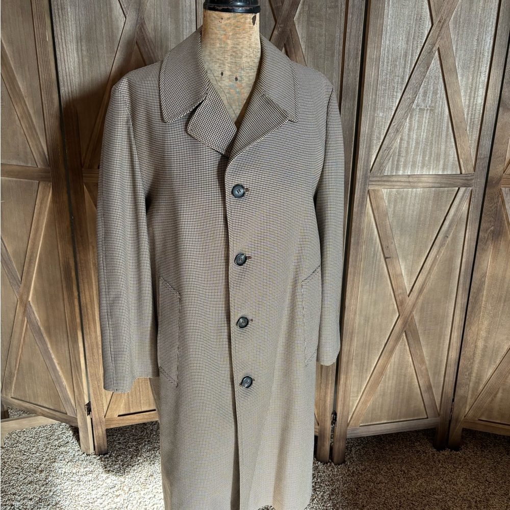 Vintage Houndstooth Coat